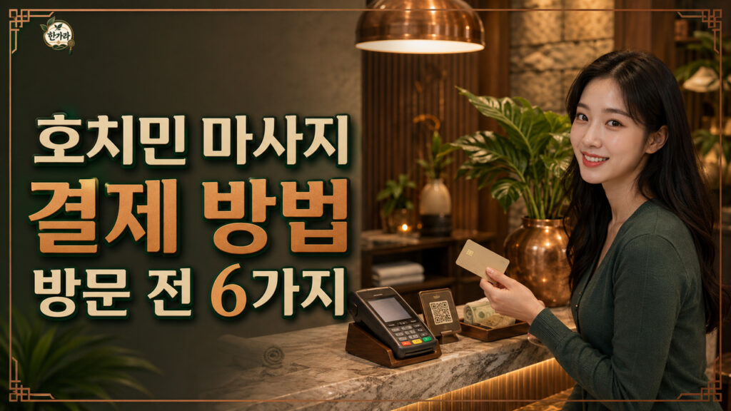 호치민 마사지 결제 방법