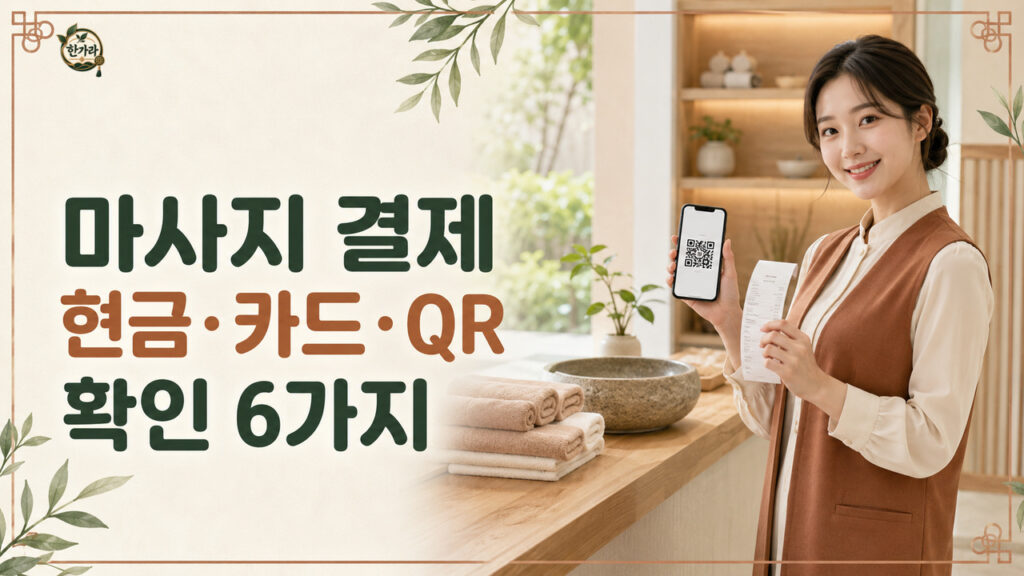 호치민 마사지 결제 방법