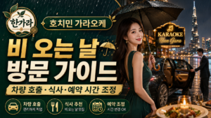 호치민 가라오케 비 오는 날