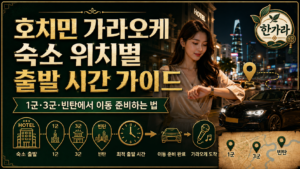 호치민 가라오케 출발 시간