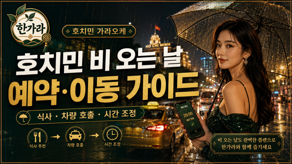 호치민 가라오케 비 오는 날